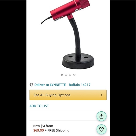 RED SPARKLE 🎇 MAGIC LED LIGHT ONLINE $48 - Picture 2 of 4